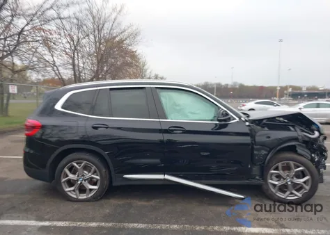 2021 BMW X3 xDrive30I from USA, damaged, VIN 5UXTY5C00M9F37677